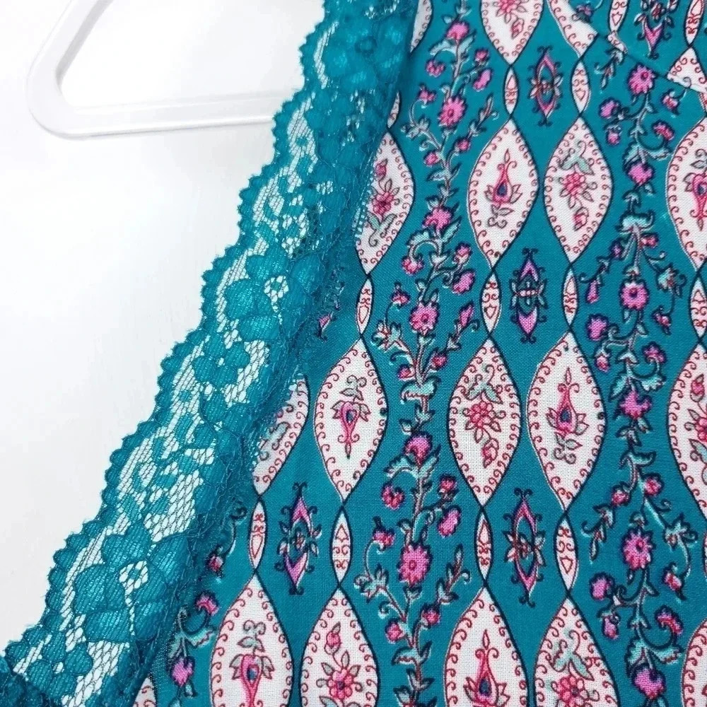 Wonderly lace trim print dress - Picture 7 of 12